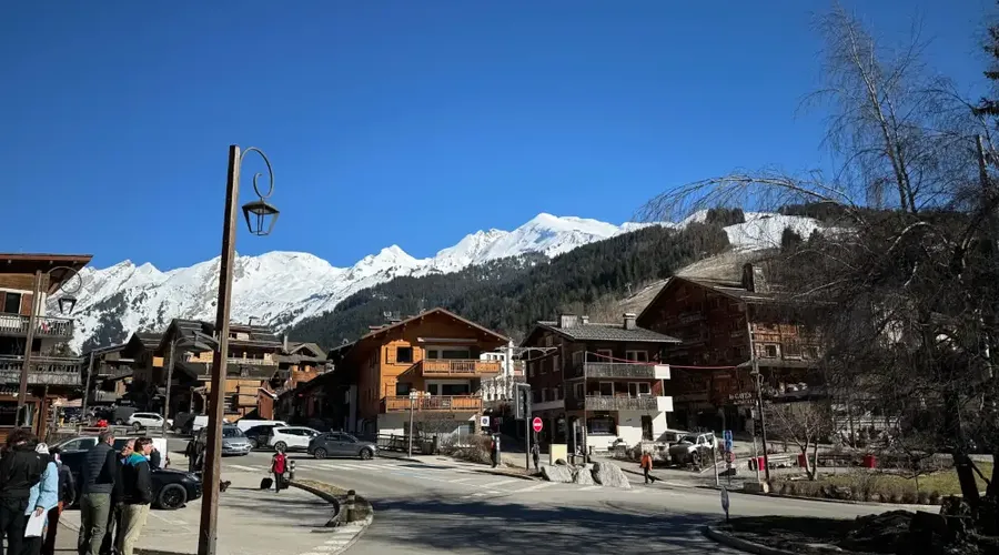 La Clusaz ski resort in the French Alps